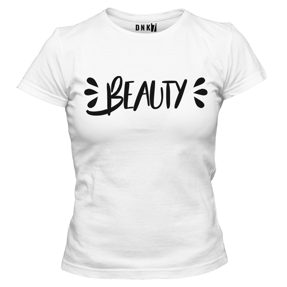 koszulka damska biala beauty beast 01