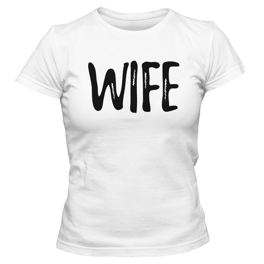 koszulka damska biala husband wife