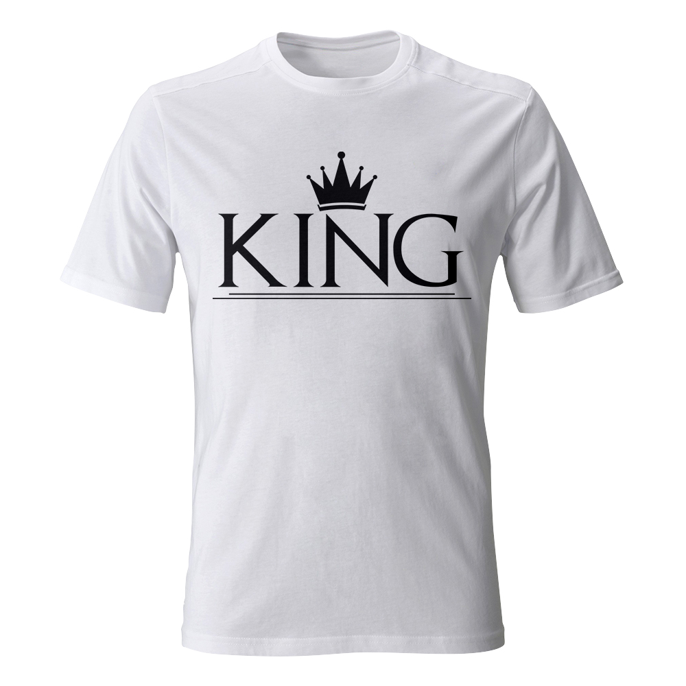 koszulka meska biala king queen 3