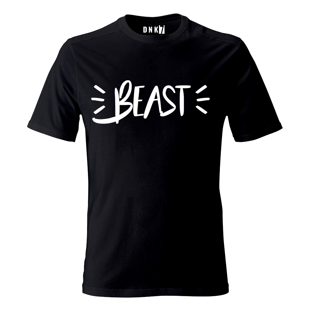 koszulka meska czarna beauty beast 01