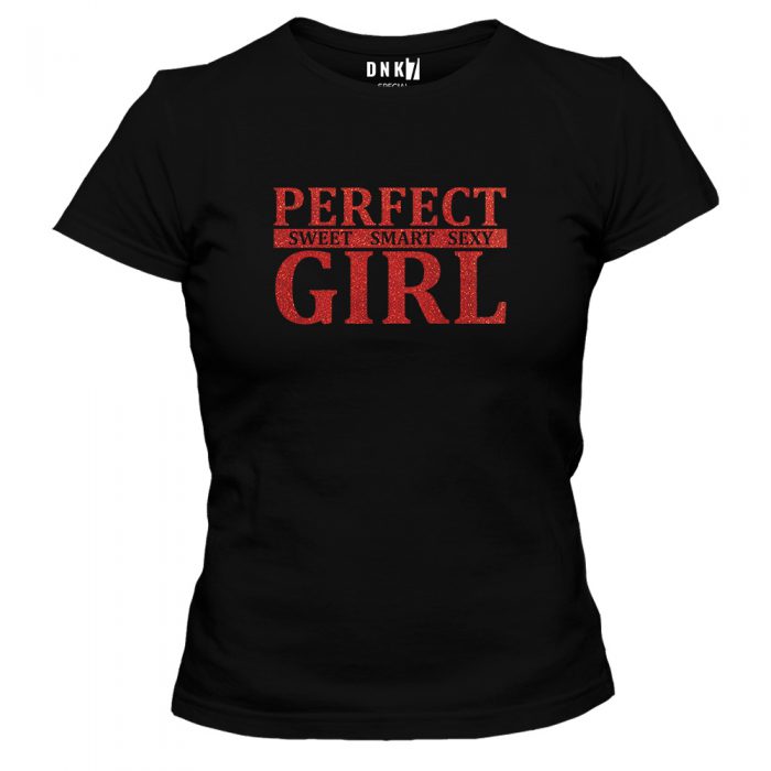 koszulka perfect girl zloto