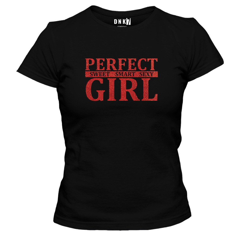 koszulka perfect girl brokat