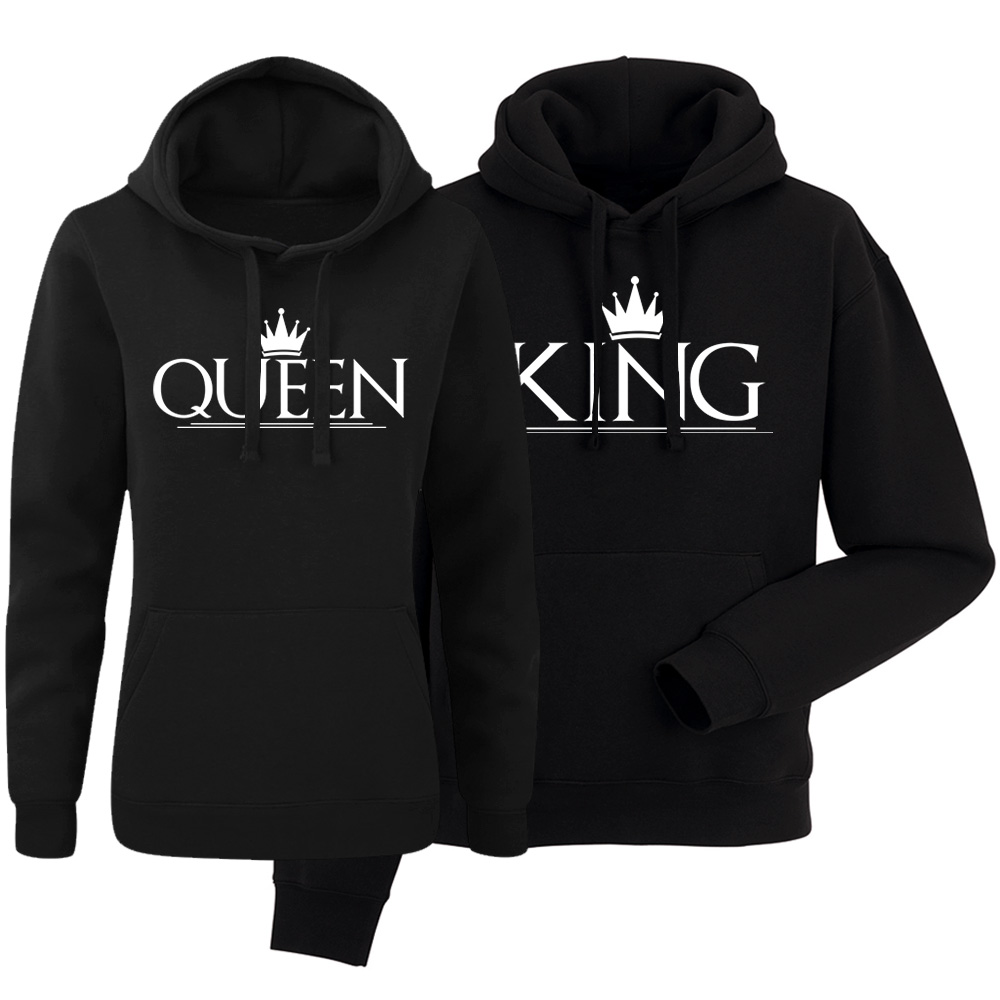 zestaw bluz z kapturem czarnych king queen 3
