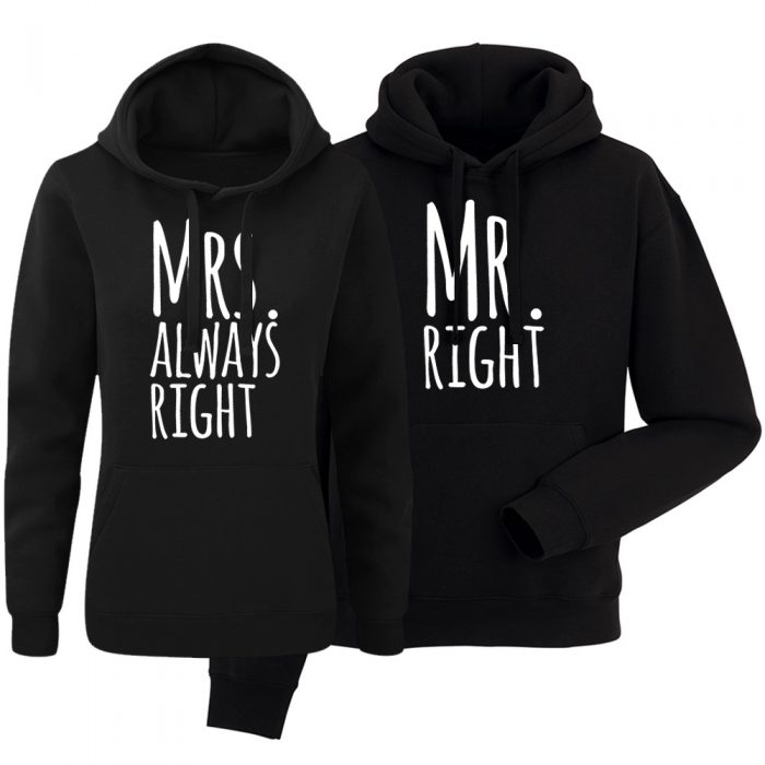 zestaw bluz z kapturem czarnych mr mrs right