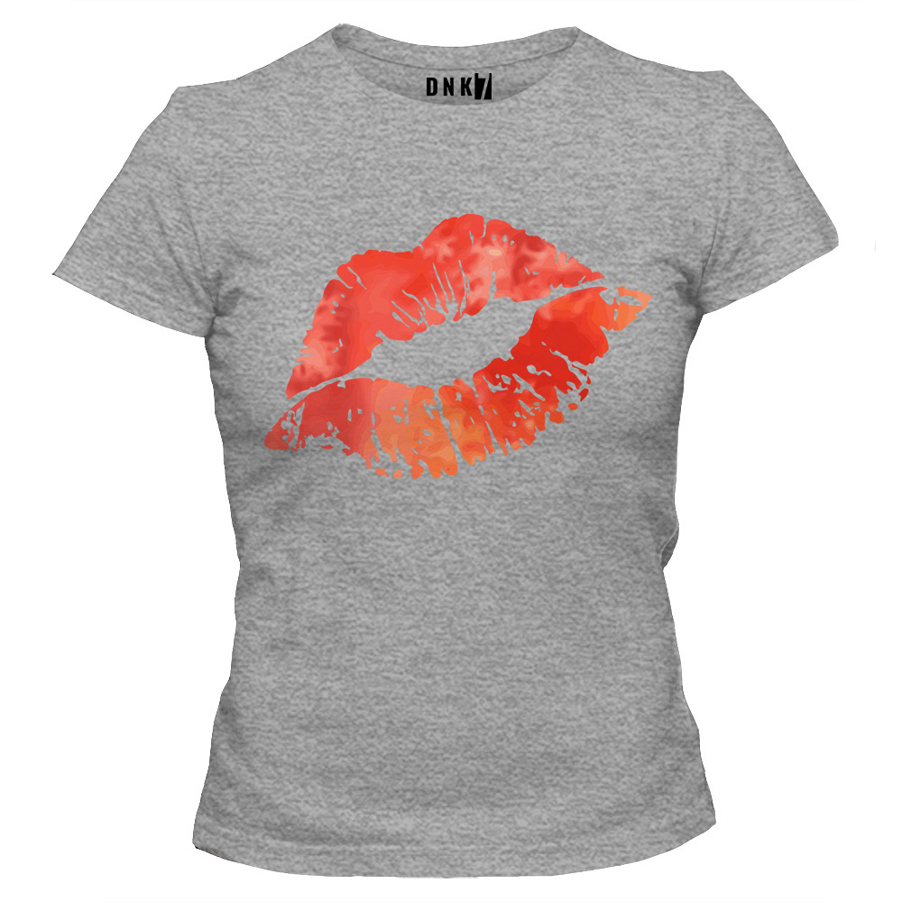 lipstick kiss koszulka damska melanz2