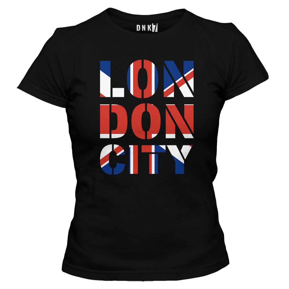 london koszulka damska czarna