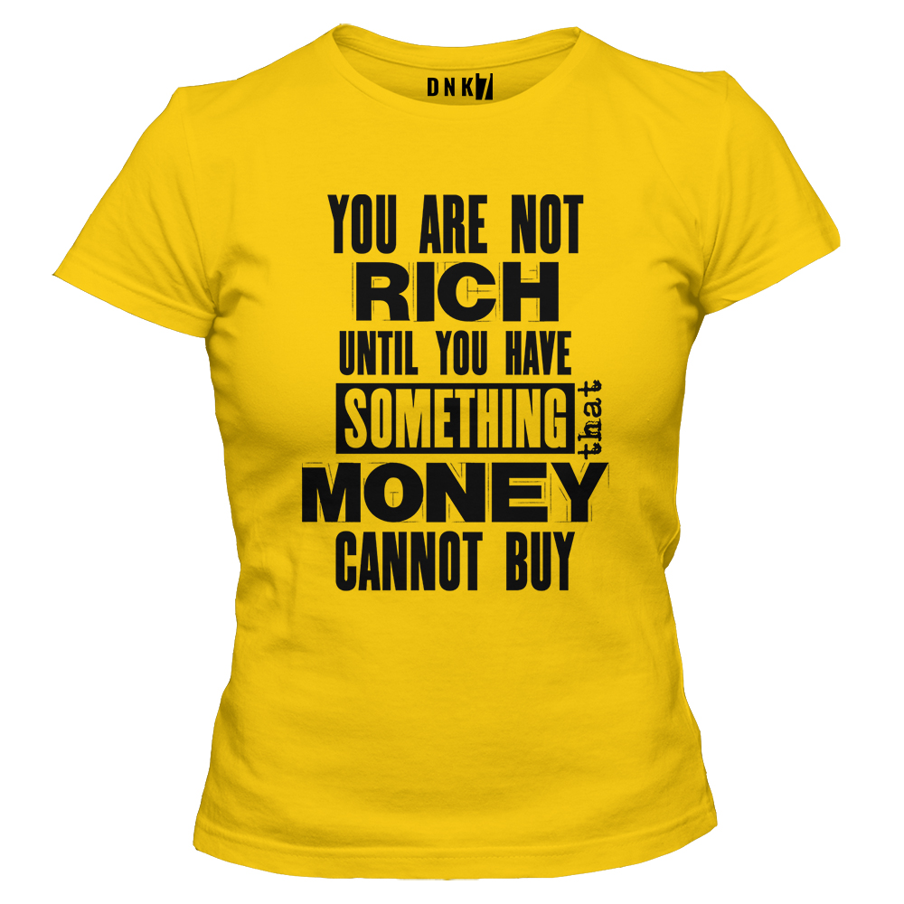 Koszulka damska z nadrukiem YOU ARE NOT RICH