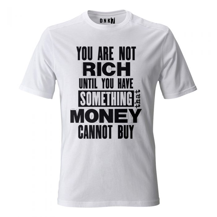you are not rich koszulka meska granatowa
