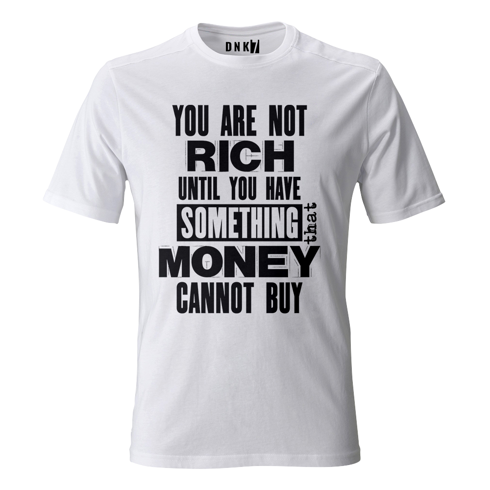 you are not rich koszulka meska biala