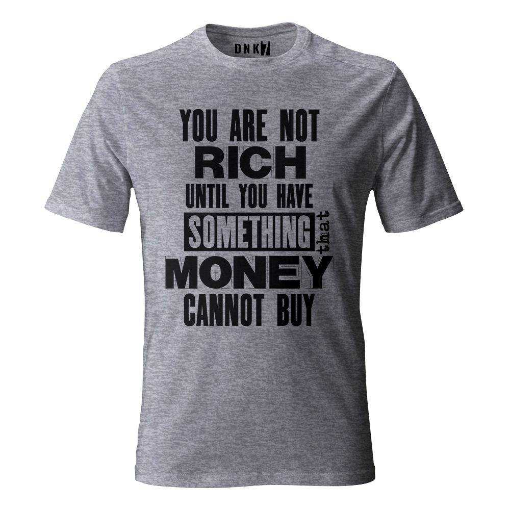 you are not rich koszulka meska melanz