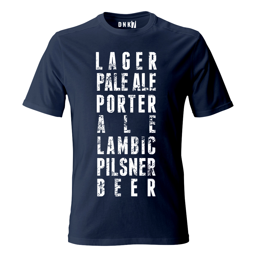 beer menu koszulka meska granatowa