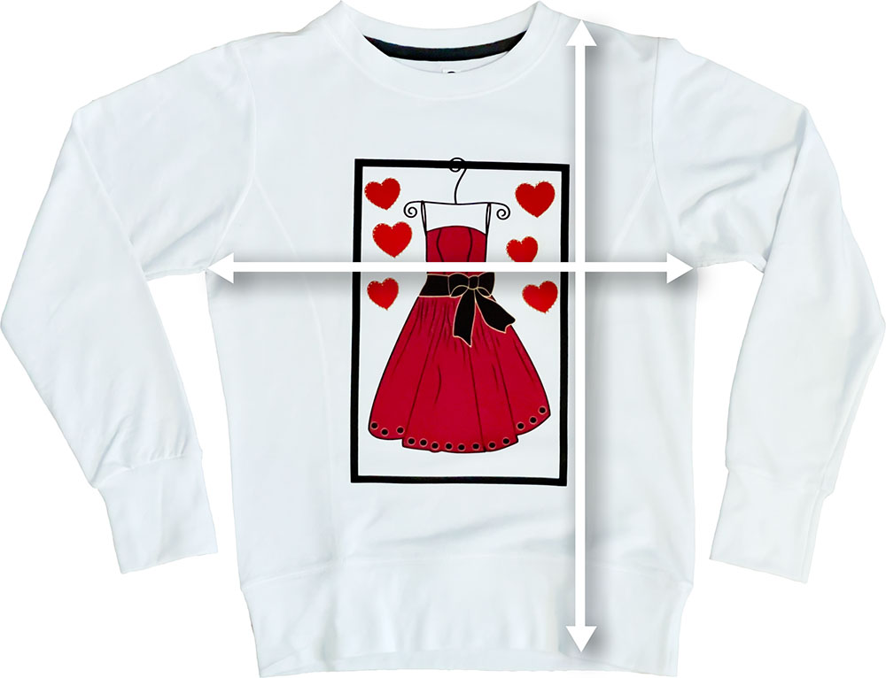 damska bluza z własnym nadrukiem