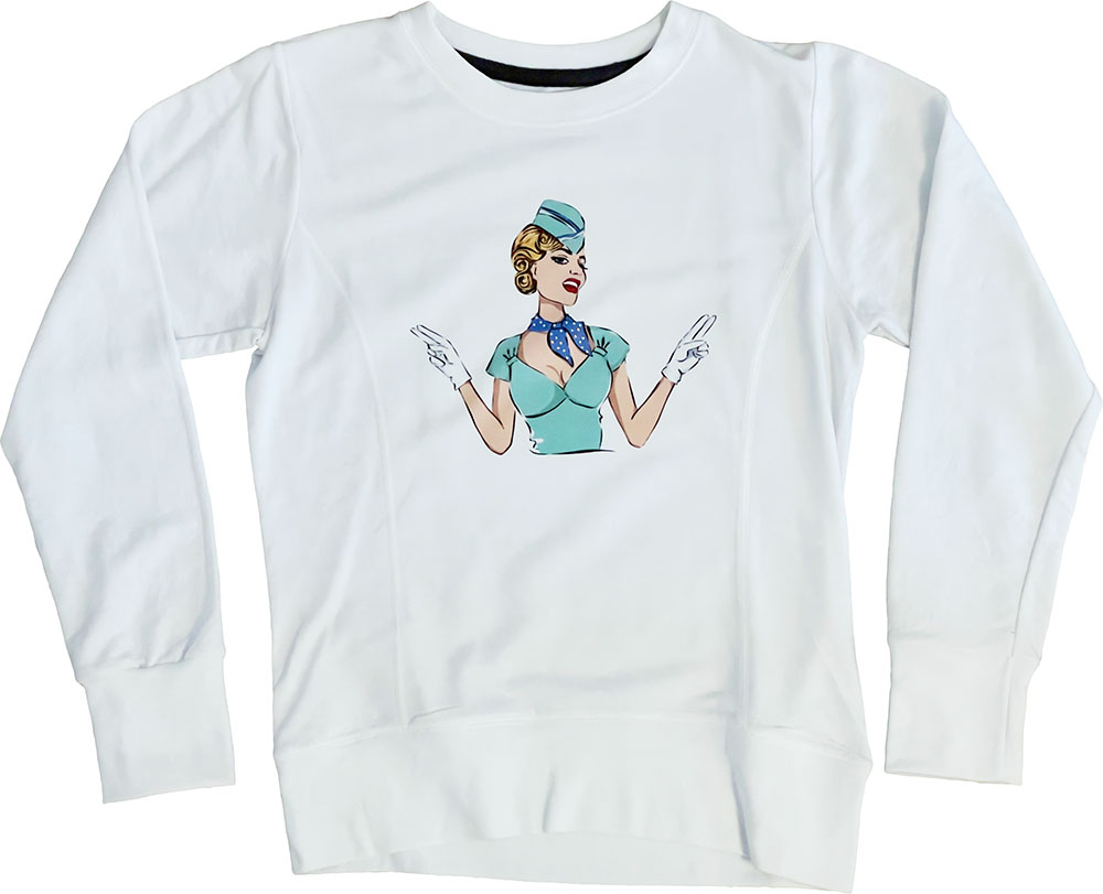 damska bluza z własnym nadrukiem