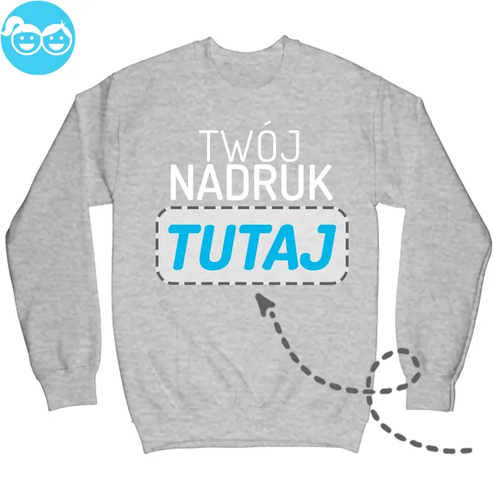 bluza dziecięca z własnym nadrukiem, główna grafika
