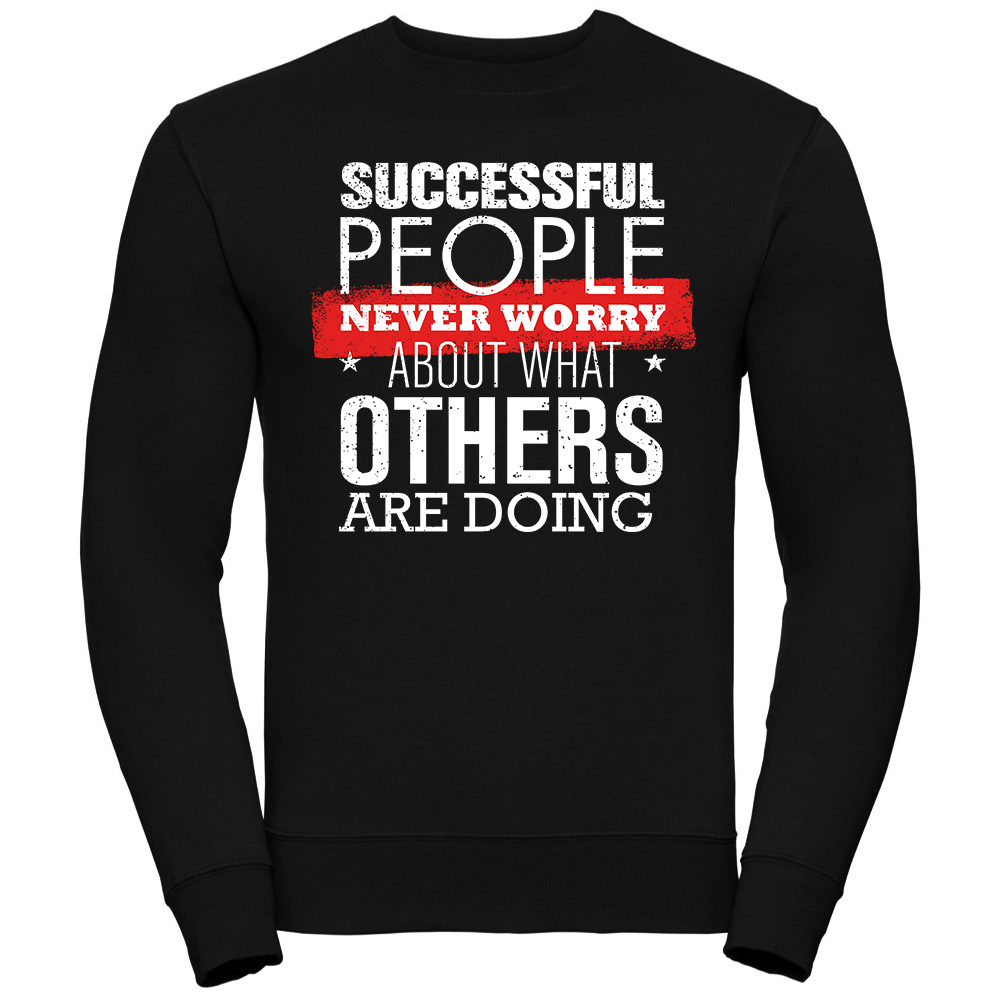 successful people bluza meska czarna