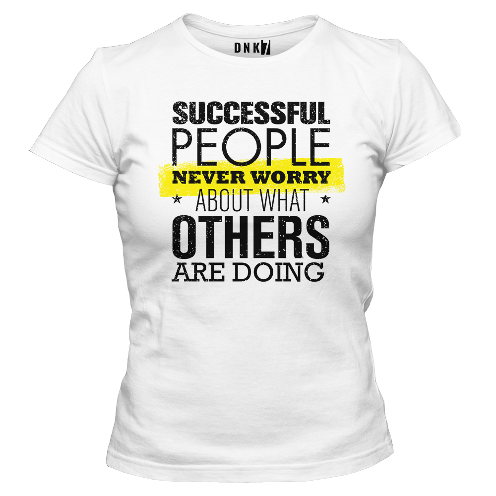 successful people koszulka damska biala
