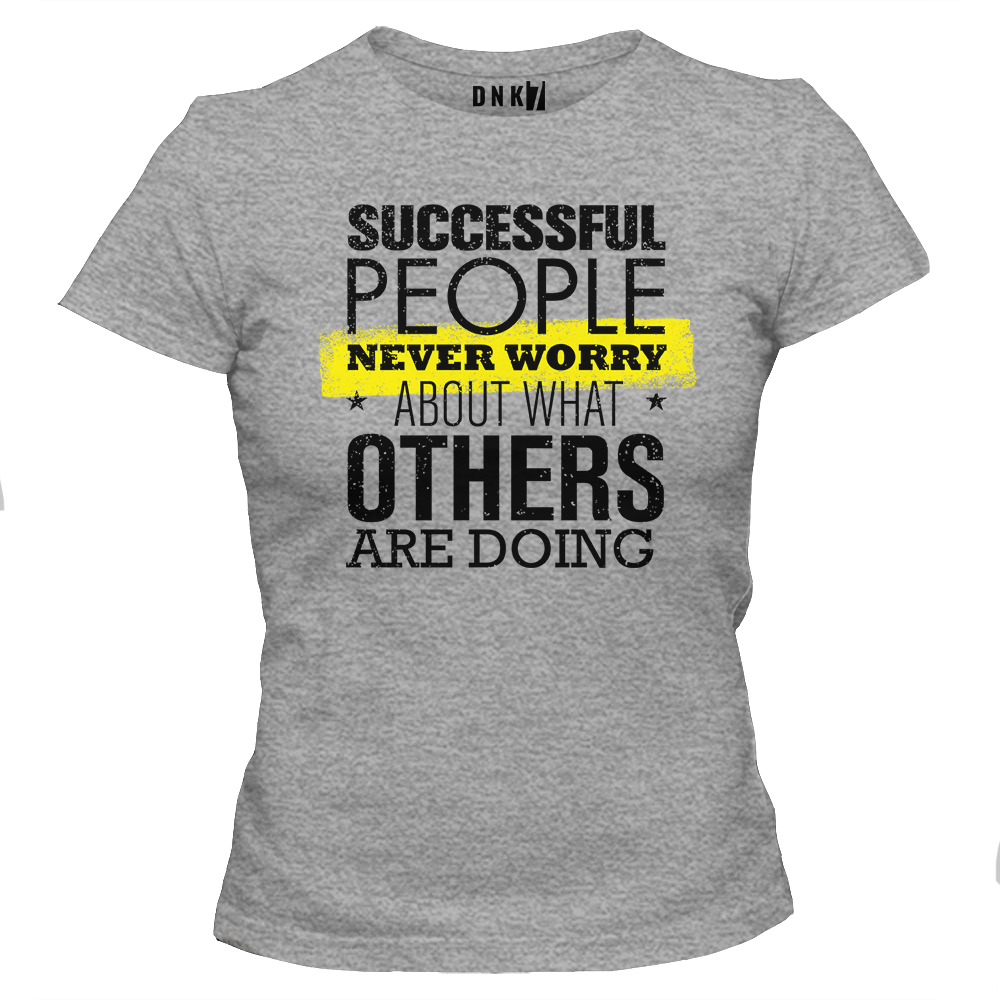 successful people koszulka damska melanz