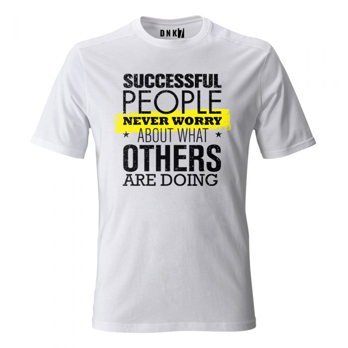 successful people koszulka meska szara