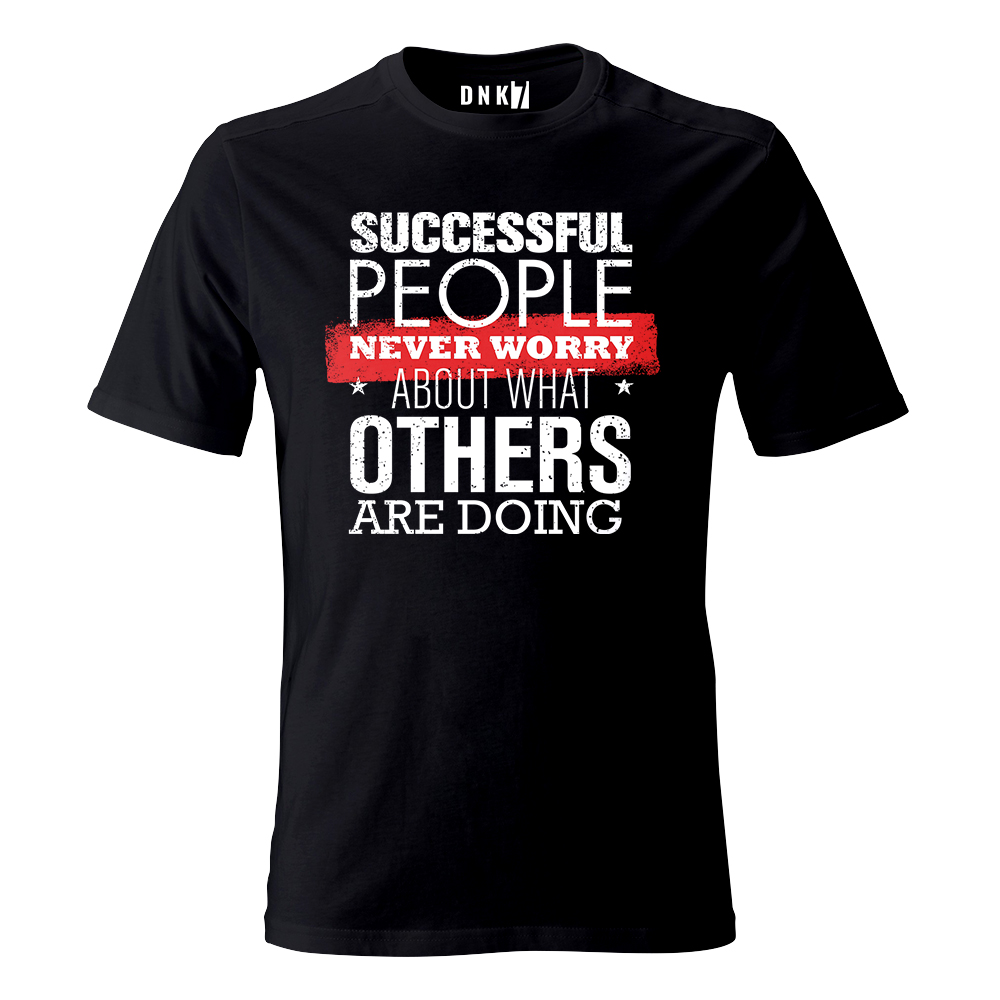 successful people koszulka meska czarna