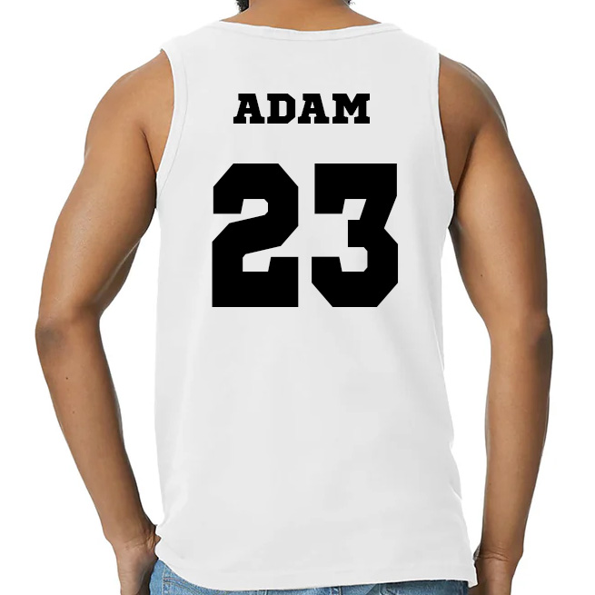 koszulka męska na ramiączkach z własnym nadrukiem