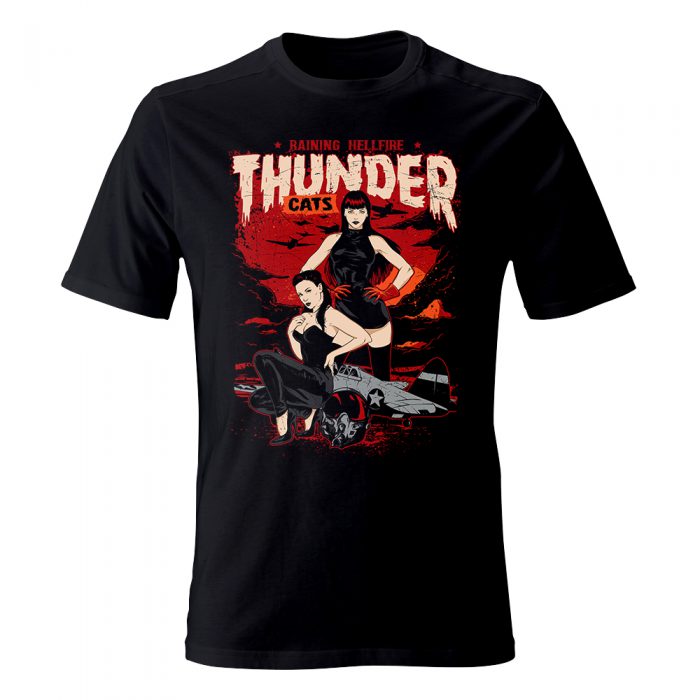 koszulka meska czarna thunder cats