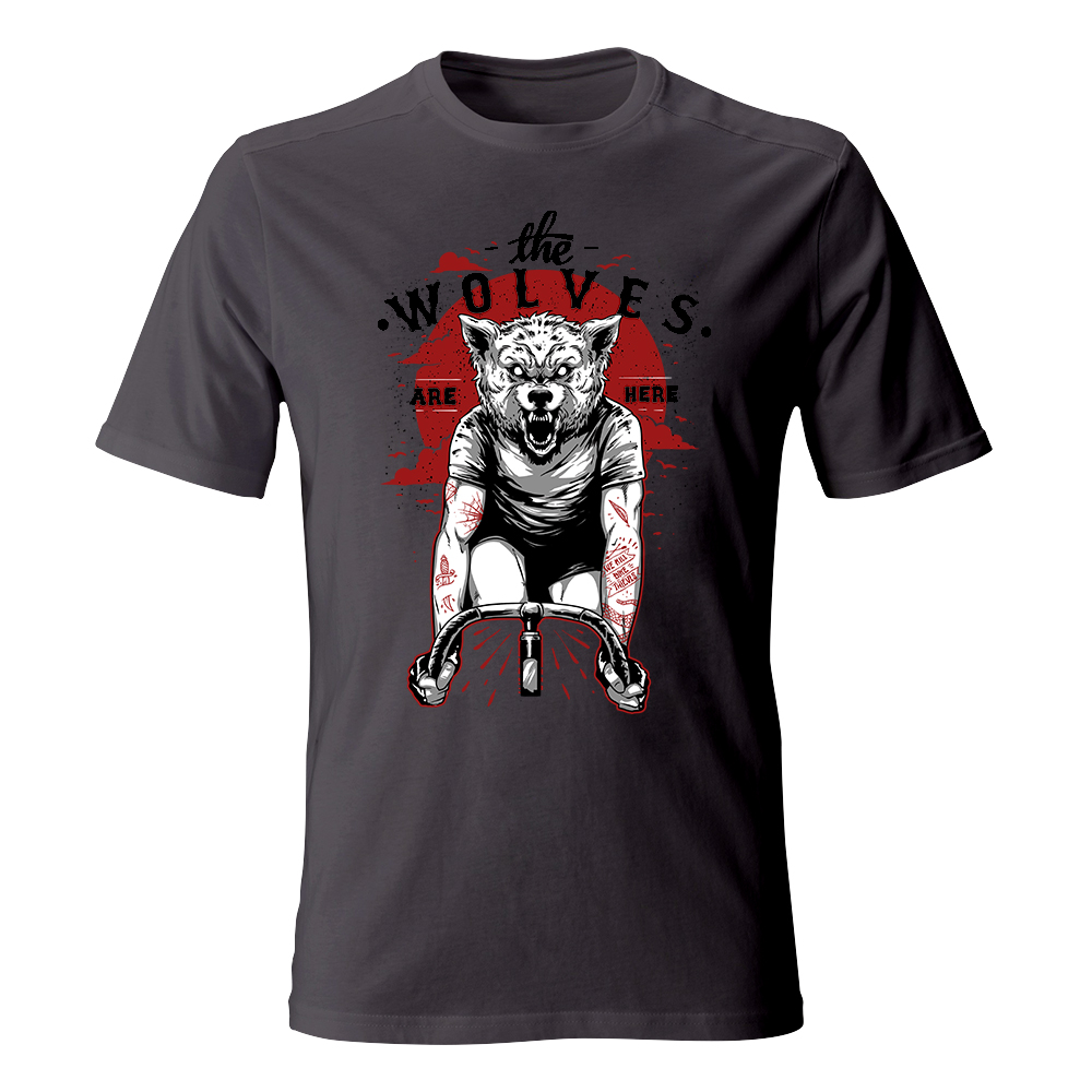 Koszulka męska z nadrukiem THE VOLWES ARE HERE