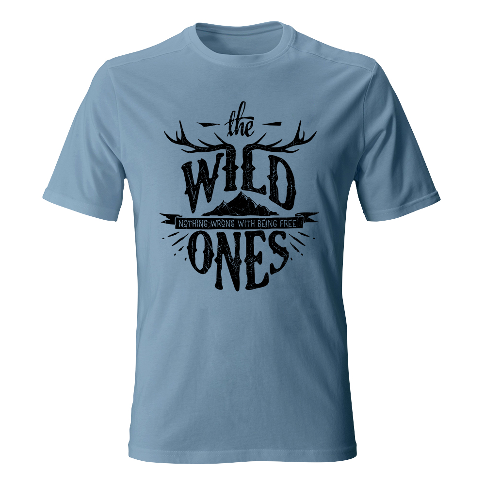 koszulka meska niebieski jasny the wild ones