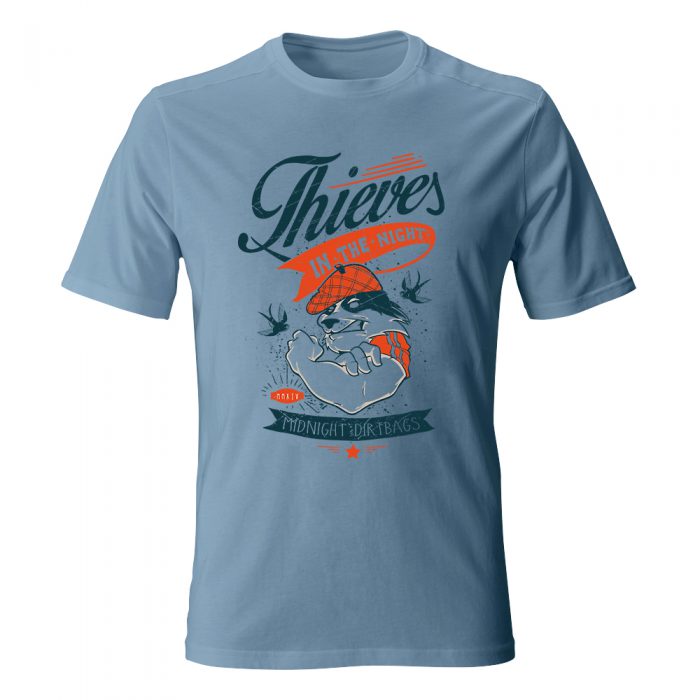 koszulka meska biala thieves in the night