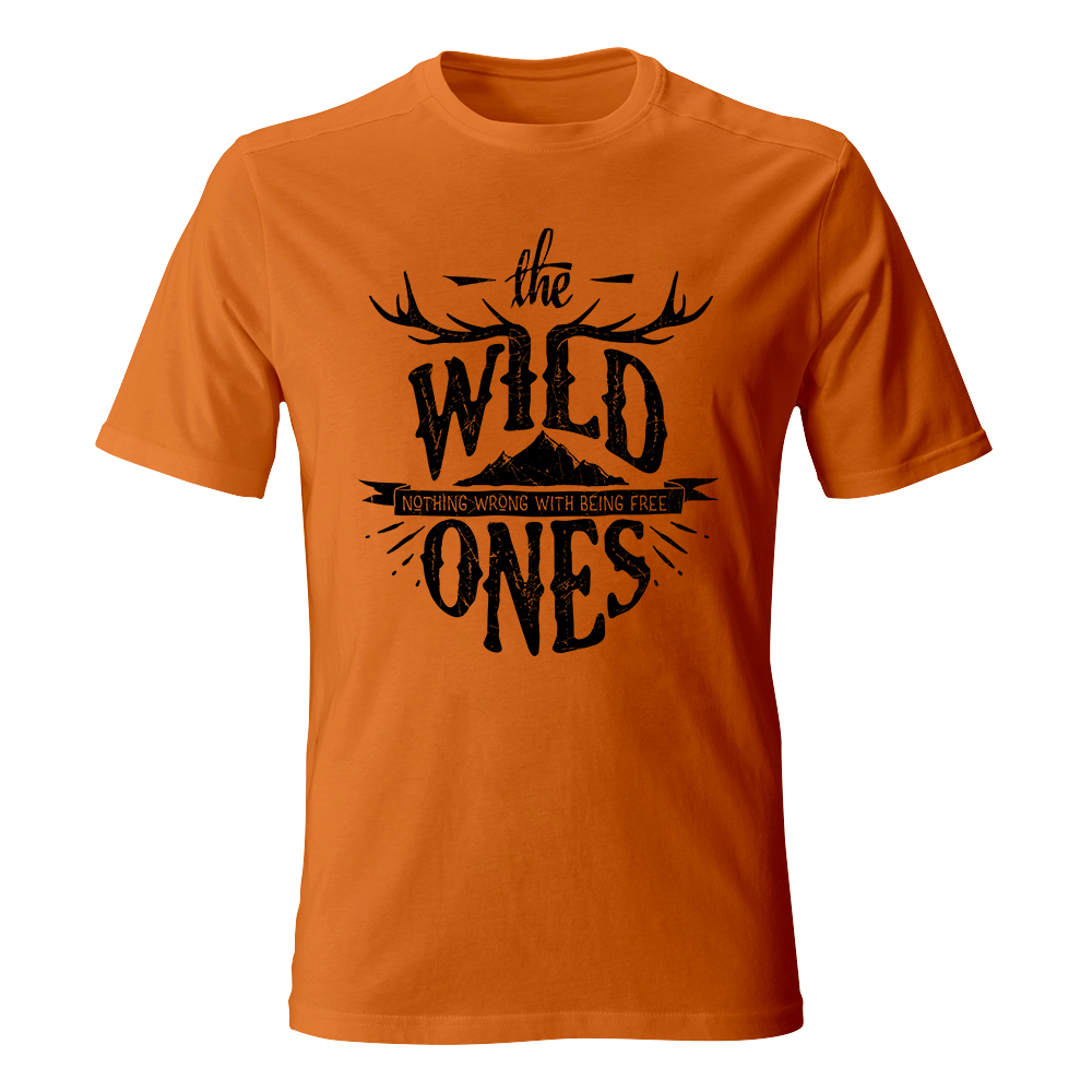 koszulka meska pomaranczowa the wild ones