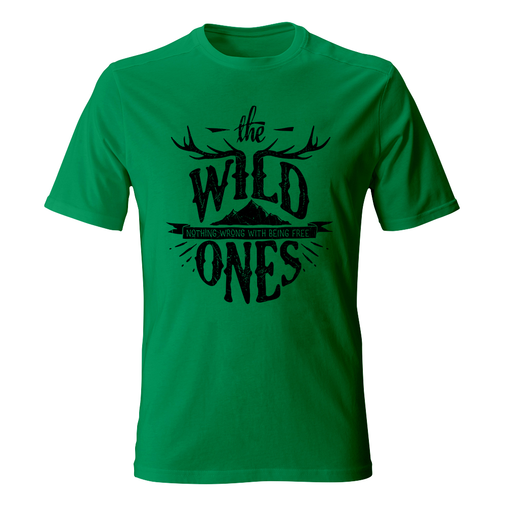 koszulka meska zielona the wild ones