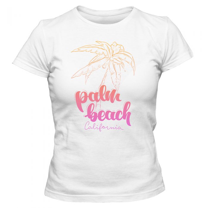 koszulka damska biala palm beach 3