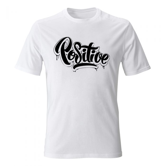 koszulka meska biala positive