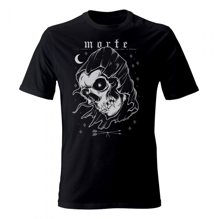 koszulka meska czarna morte