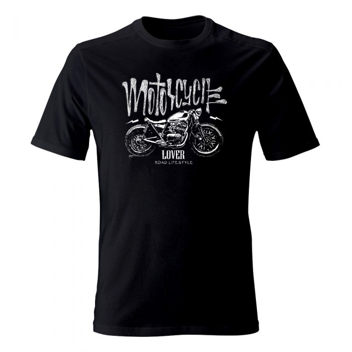 koszulka meska czarna motorcycle lover