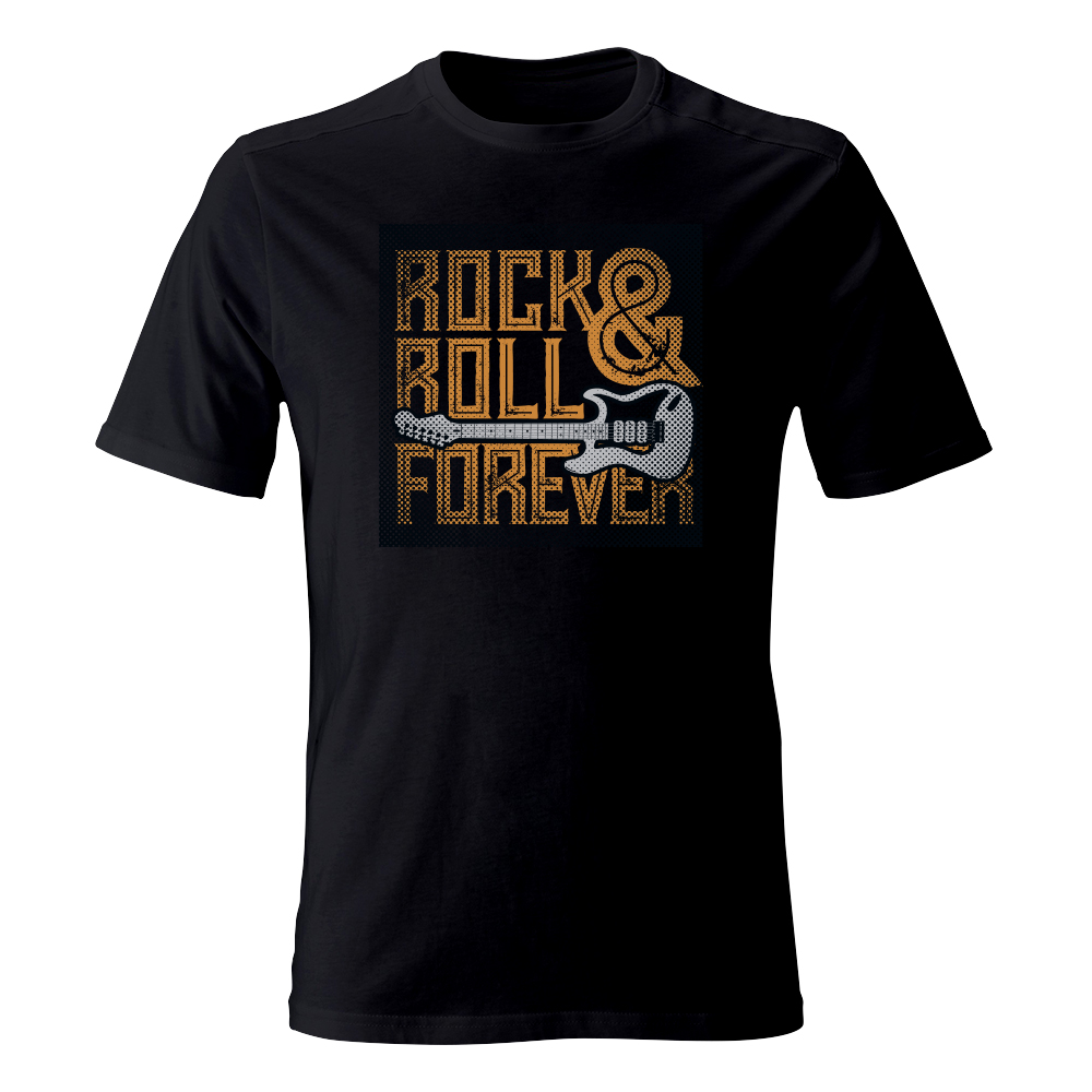 koszulka meska czarna rock n roll 3