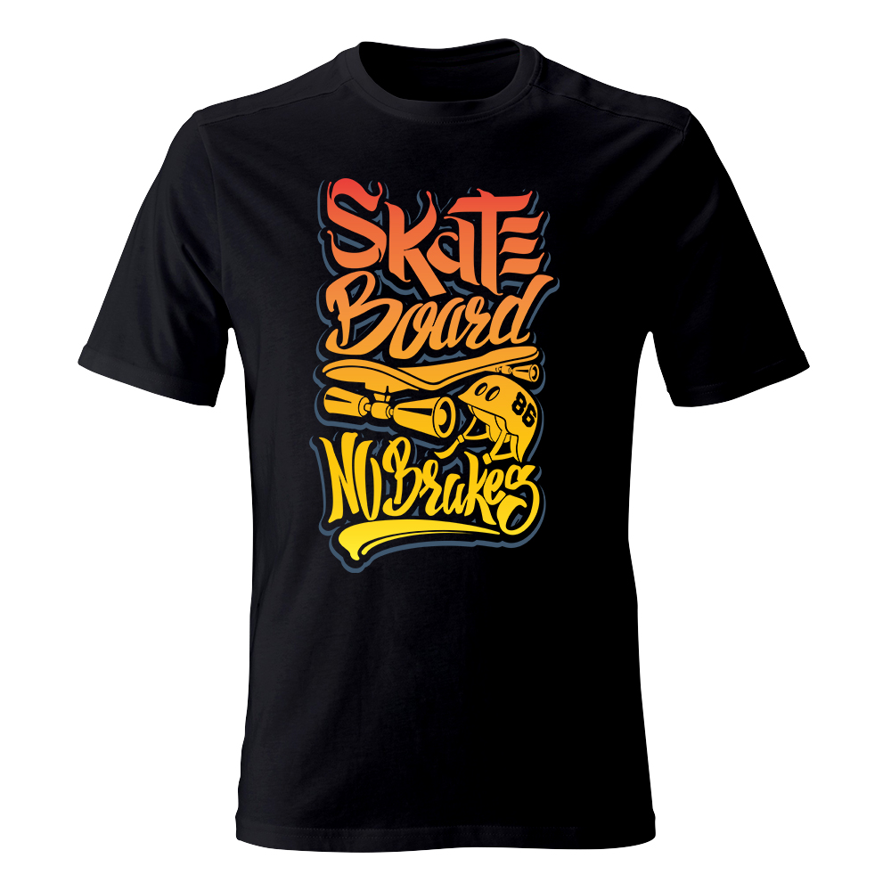 koszulka meska czarna skateboard