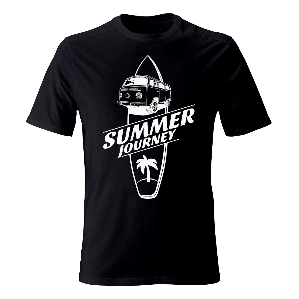 koszulka meska czarna summer journey