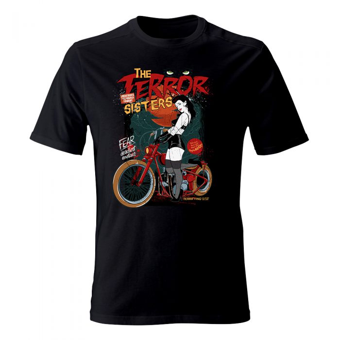 koszulka meska czarna terror sisters