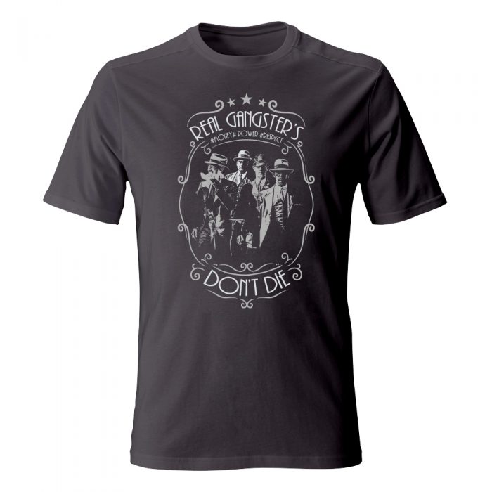 koszulka meska czarna real gangsters