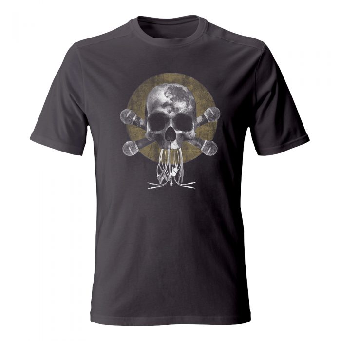 koszulka meska czarna skull