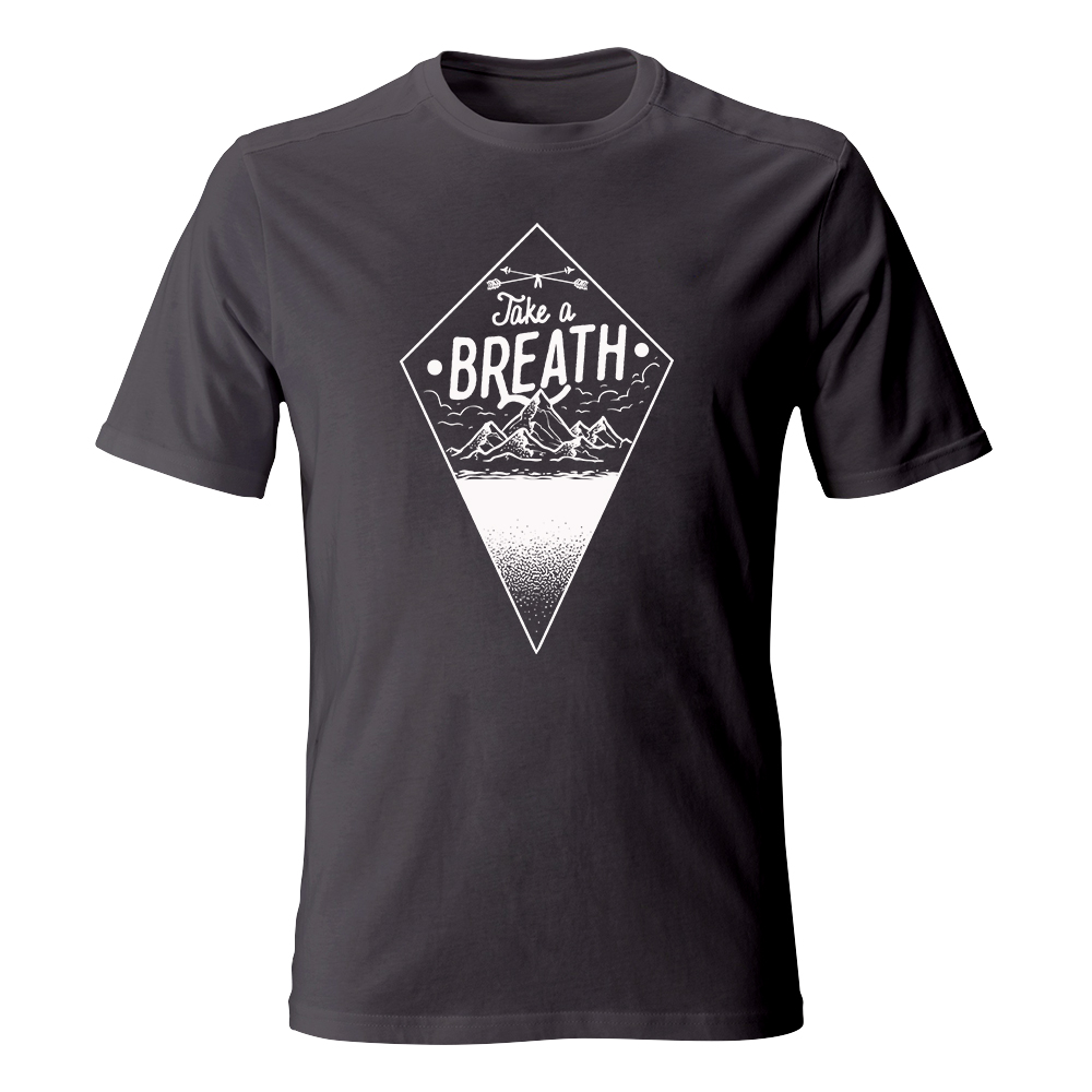 Koszulka męska z nadrukiem TAKE A BREATH