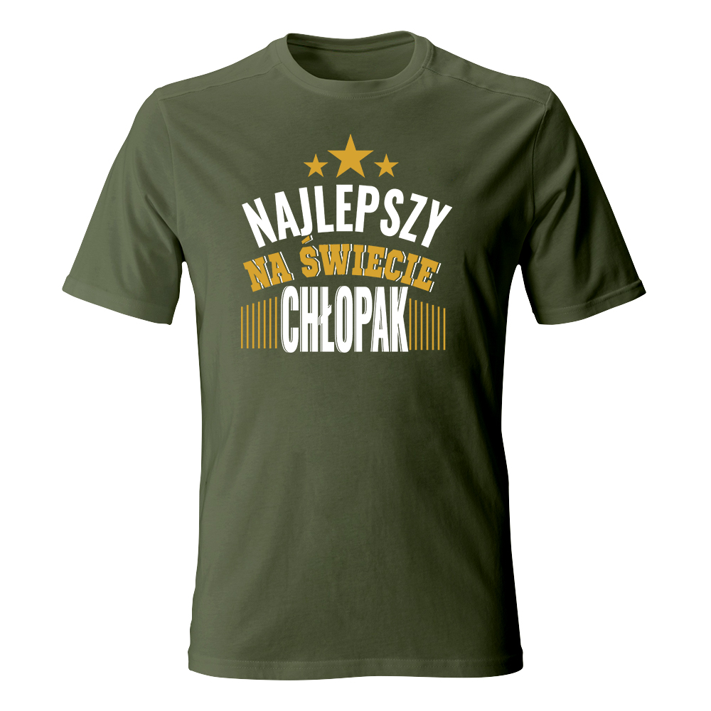 Koszulka męska NAJLEPSZY NA ŚWIECIE CHŁOPAK 3