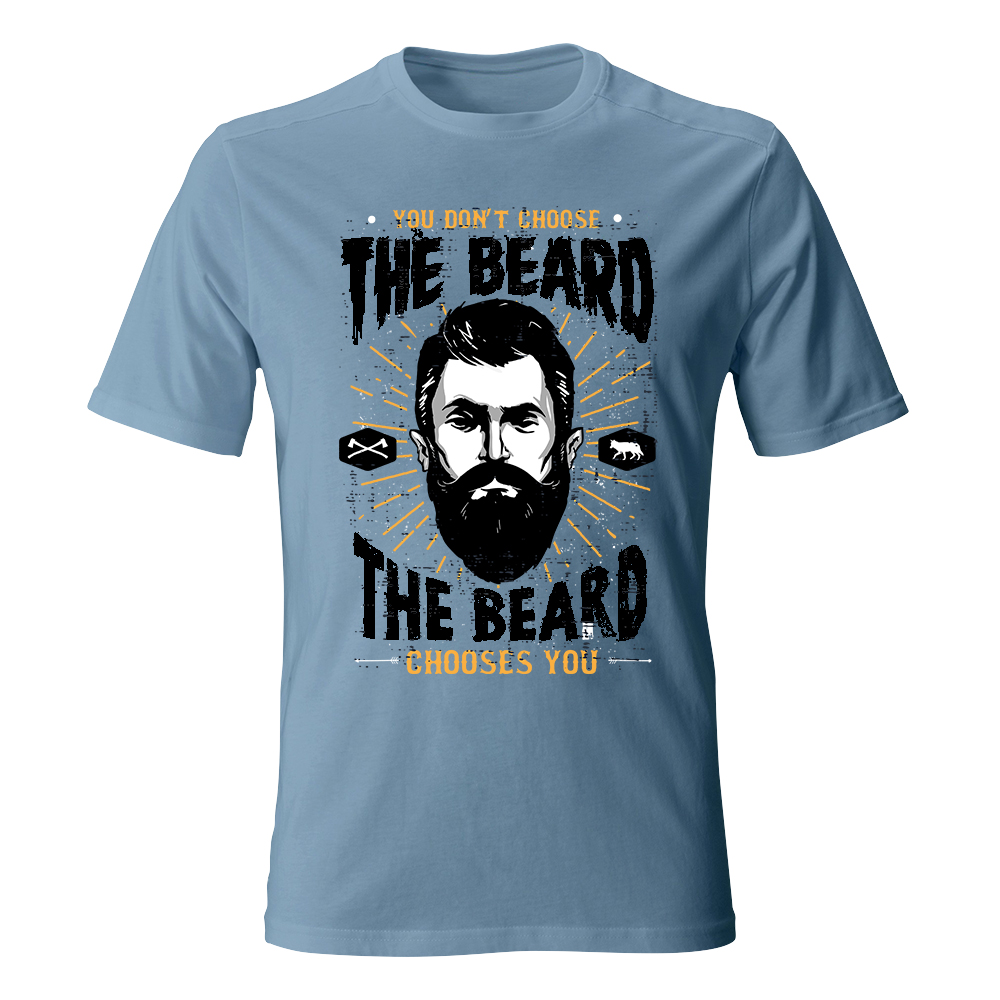 koszulka meska niebieski jasny the beard choice