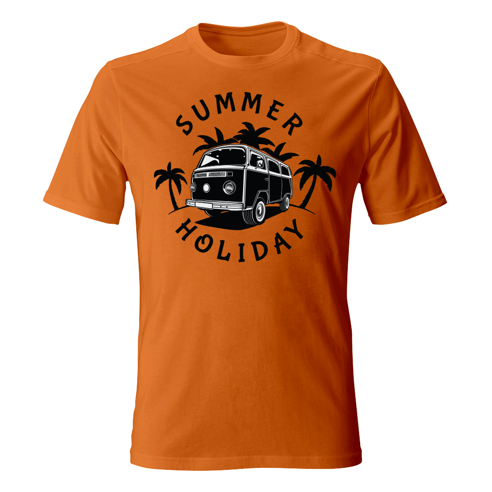 koszulka meska pomaranczowa summer holiday