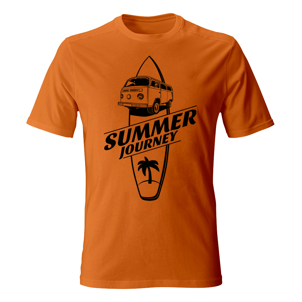 koszulka meska pomaranczowa summer journey