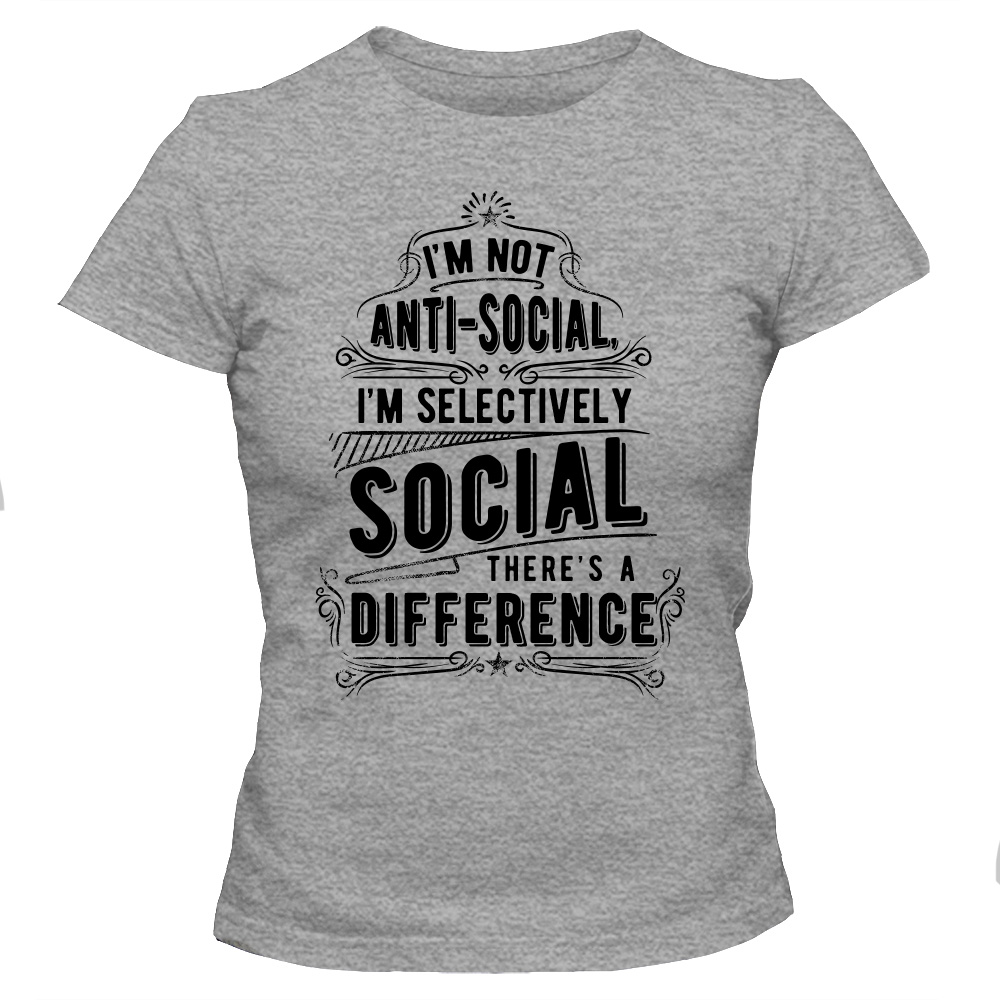 koszulka damska melanz anti social