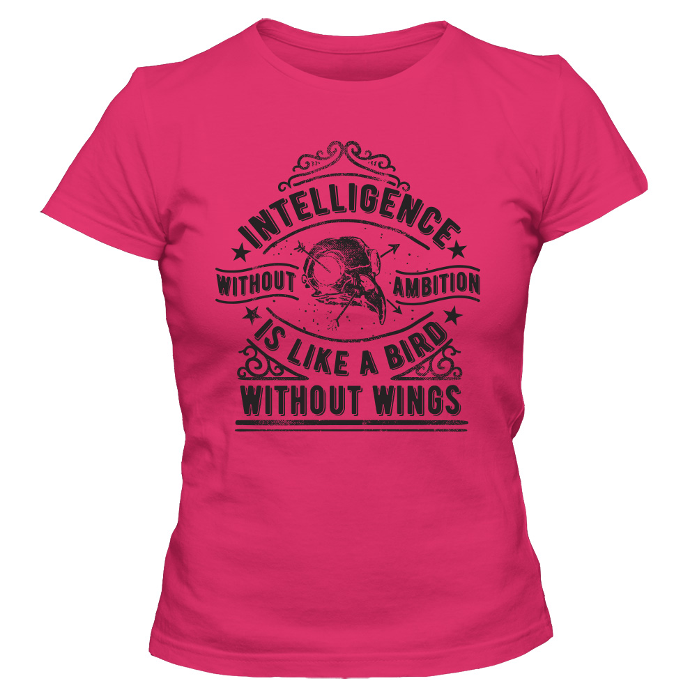 koszulka damska rozowa intelligence
