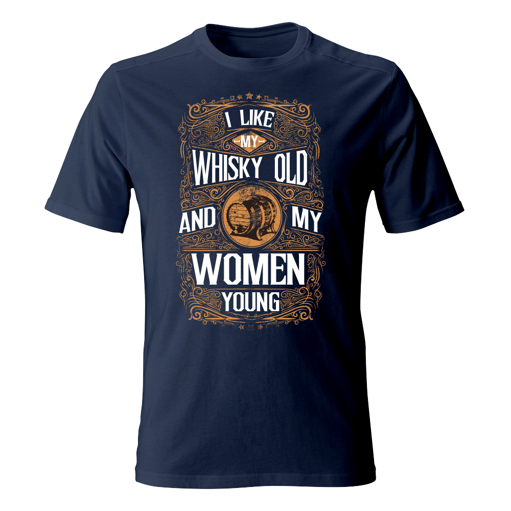 koszulka meska granatowa old whiskey