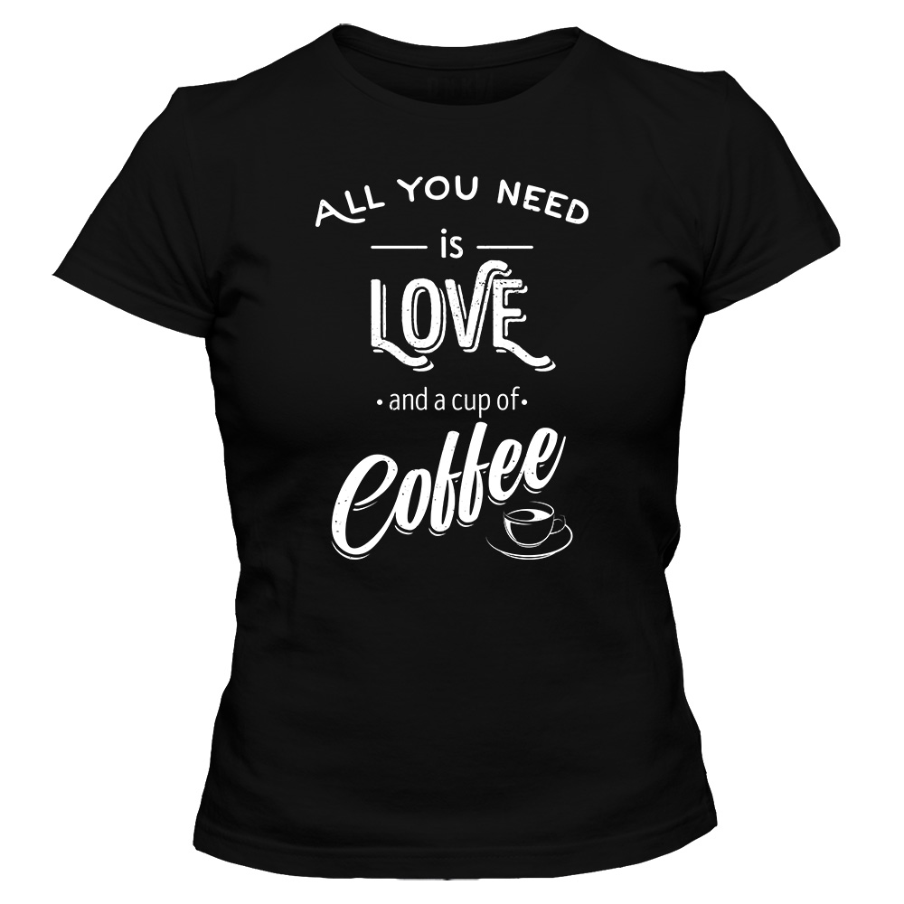 koszulka damska czarna coffee 08