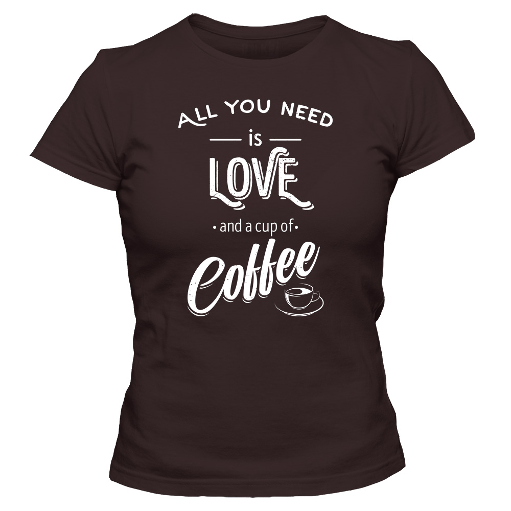 koszulka damska czekoladowa coffee 08